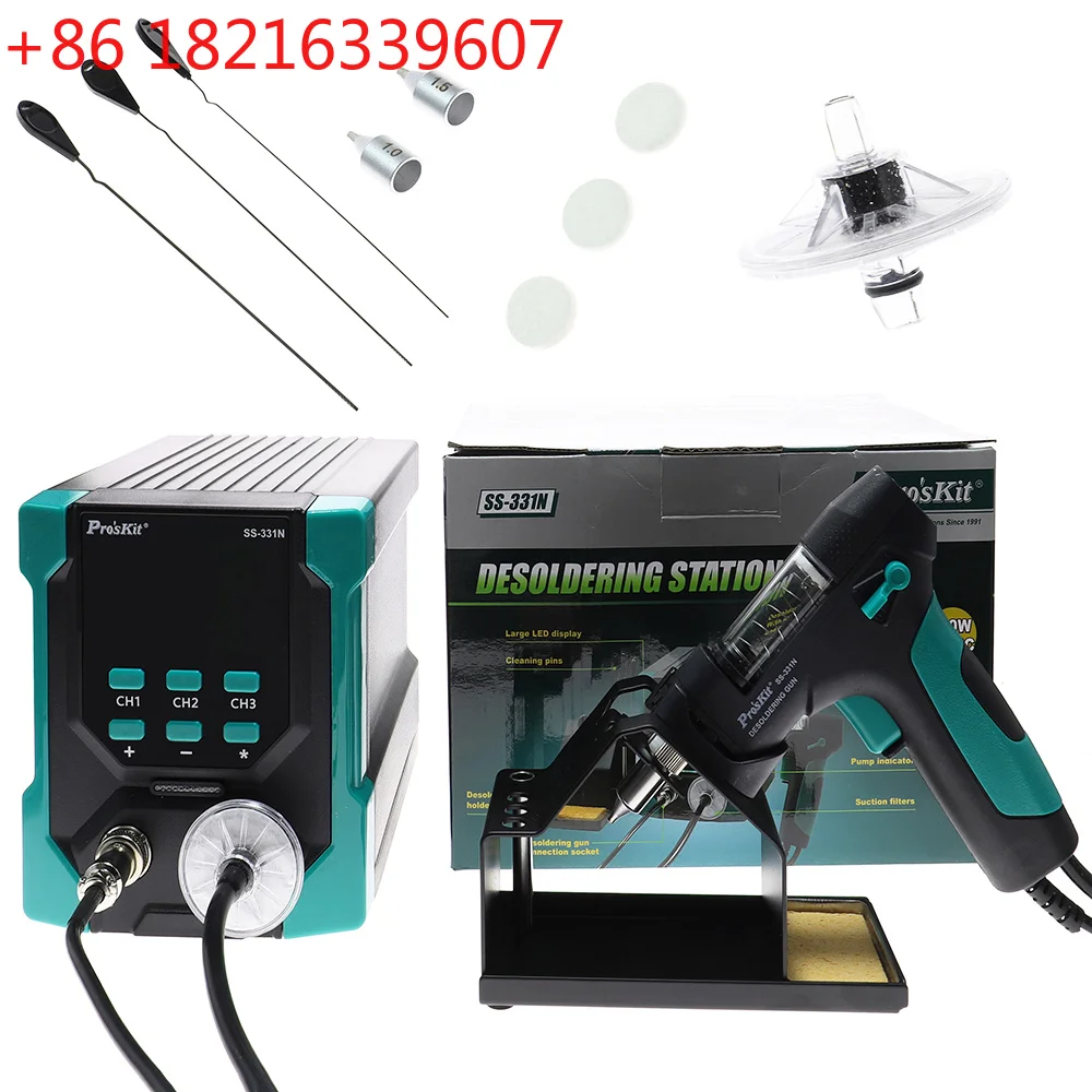 Desoldering Pump Electric Vacuum Station - YAO SS-331N Digitale Elektrische Entlötstation Zinnsaugpistole